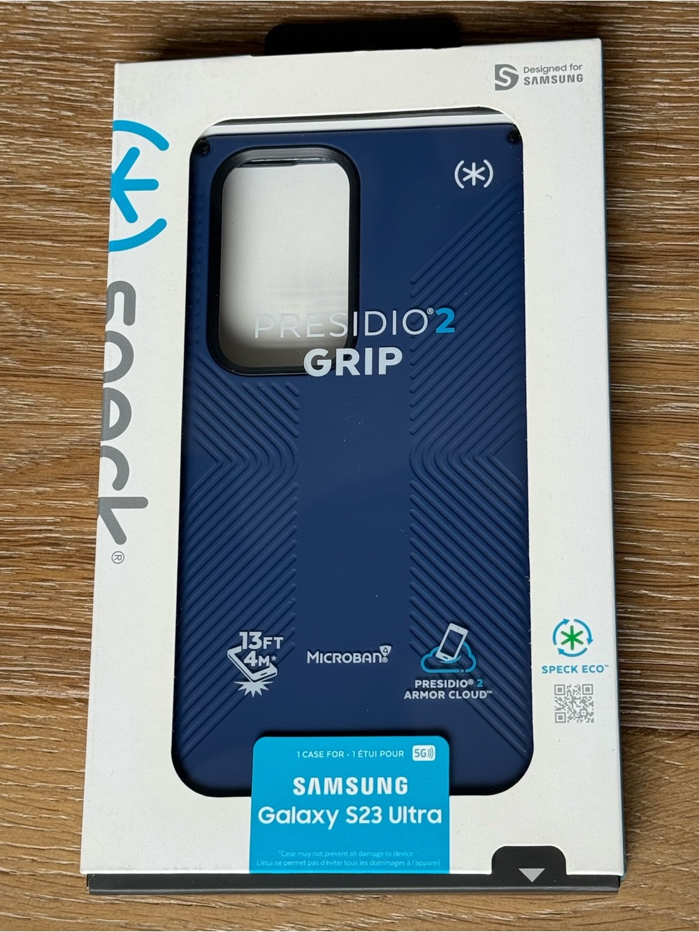 New Speck Presidio2 Grip Case for Samsung Galaxy S23 Ultra Navy Blue
